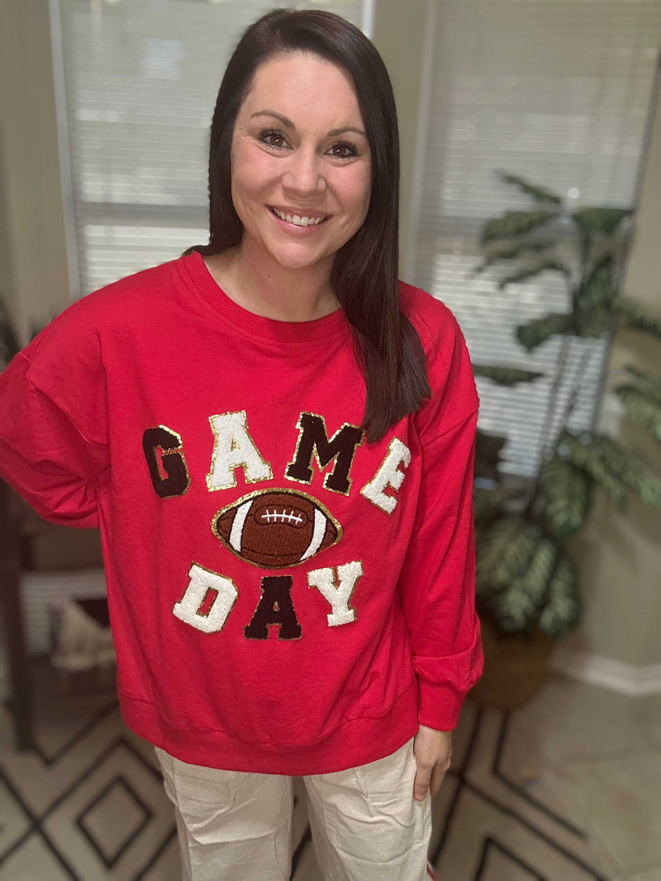 Red Game Day Sweatshirt