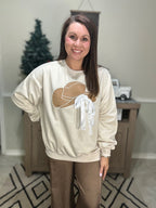 Cowgirl Hat Applique Sweatshirt