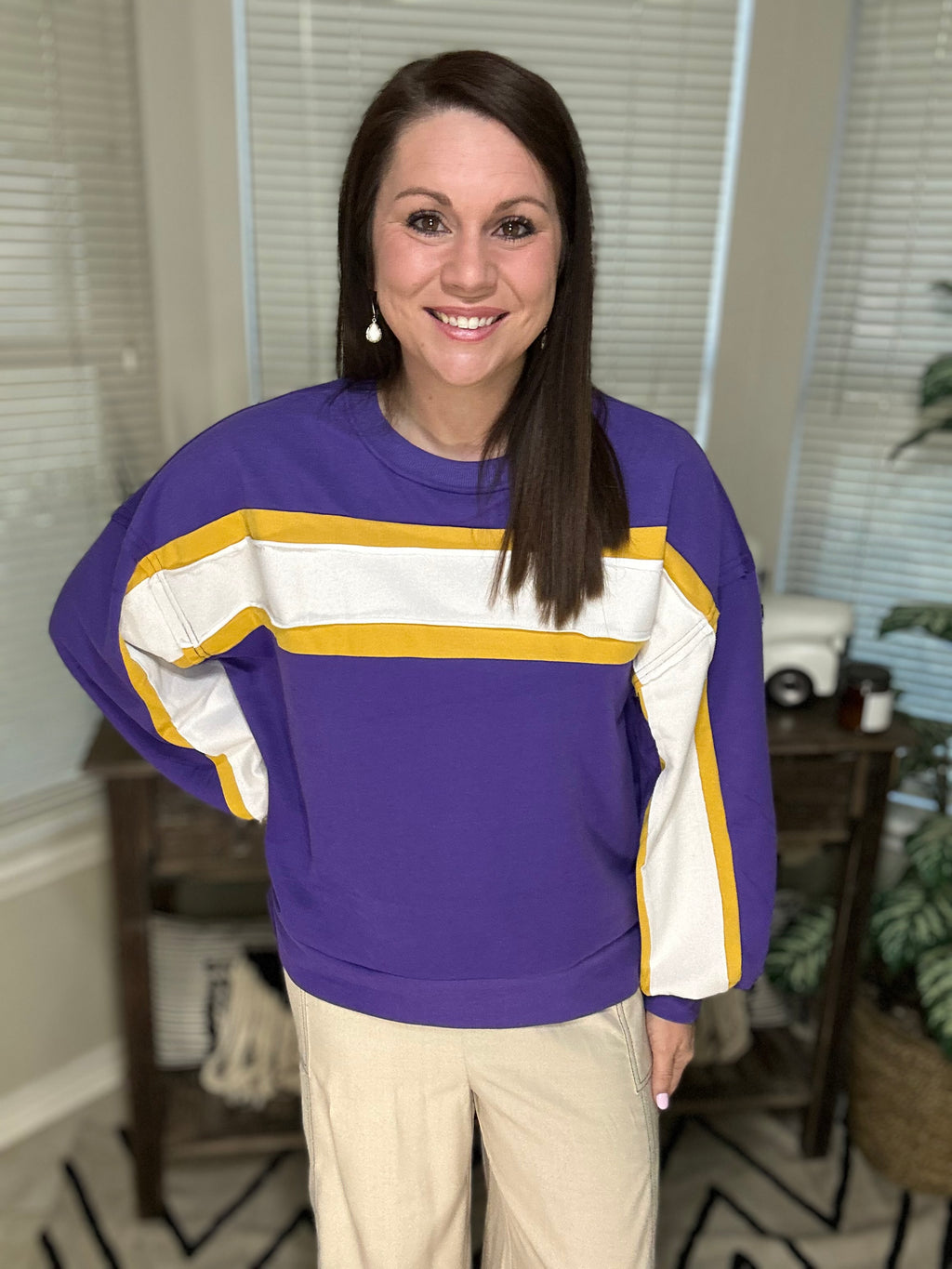 Gameday Purple Pullover