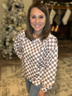 Double Check Oversize Hoodie