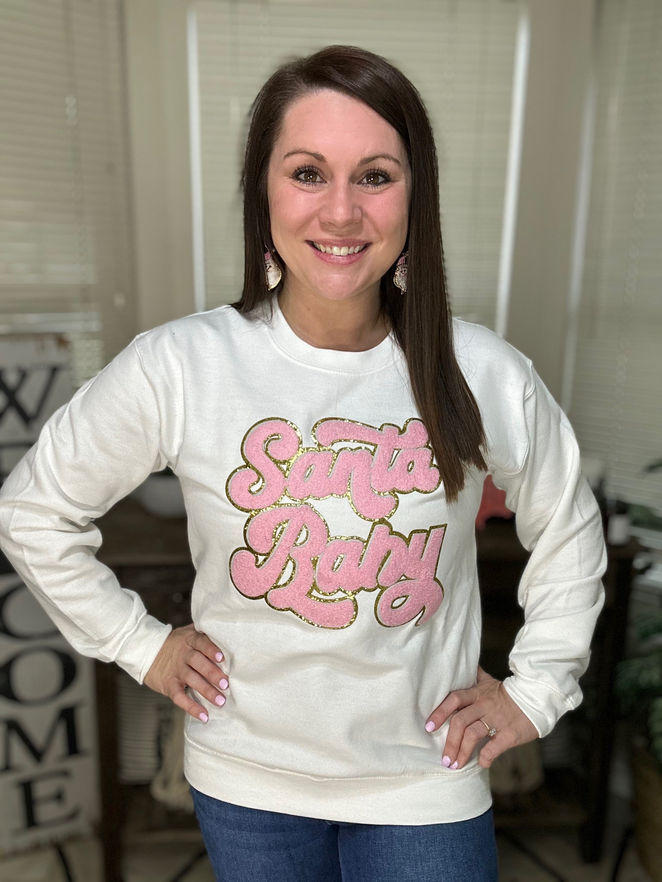 Santa Baby Sparkle Sweatshirt