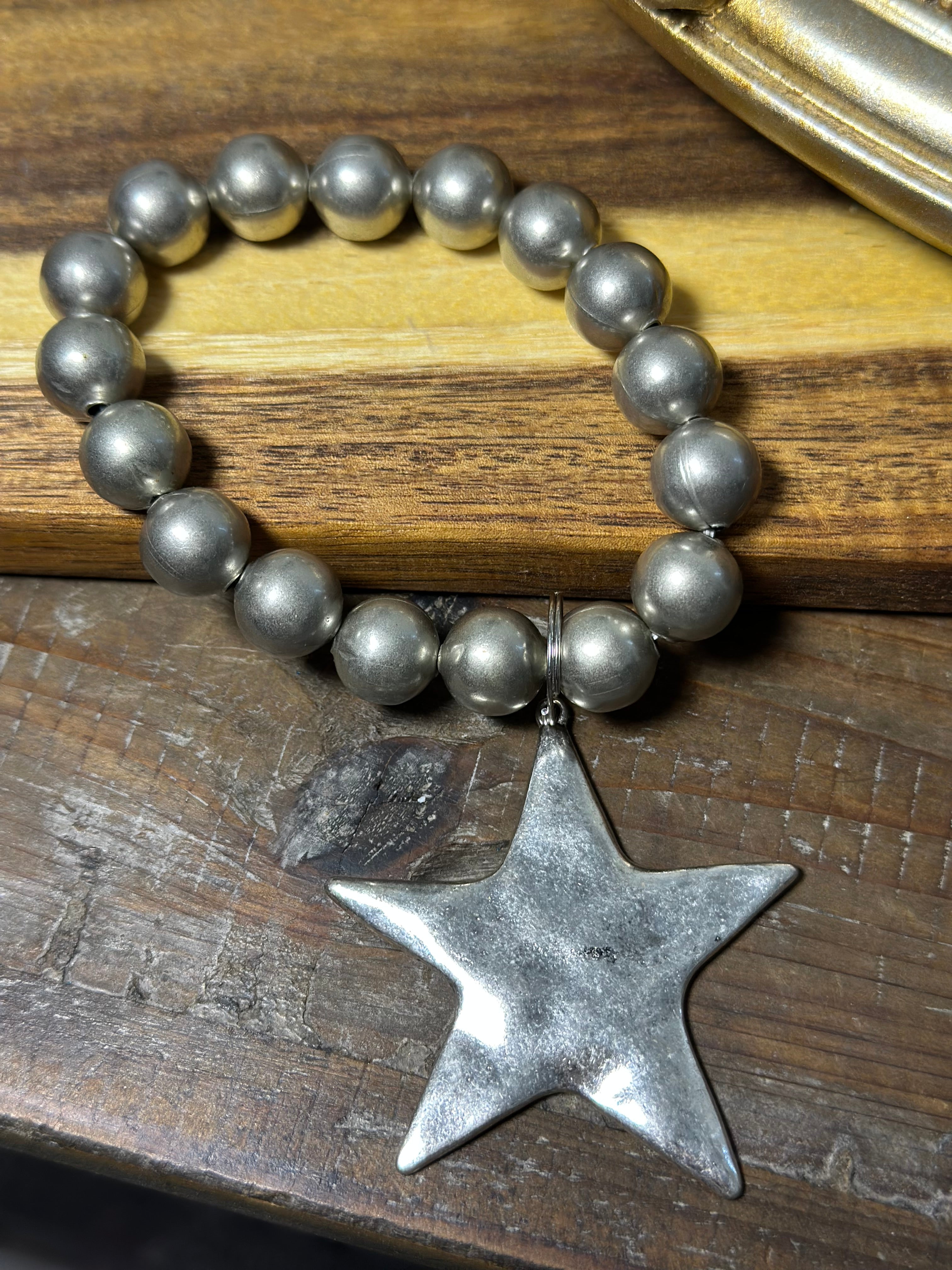 Star Silver Pearl Bracelets