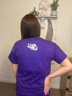 LSU College Bow Graphic-Tee