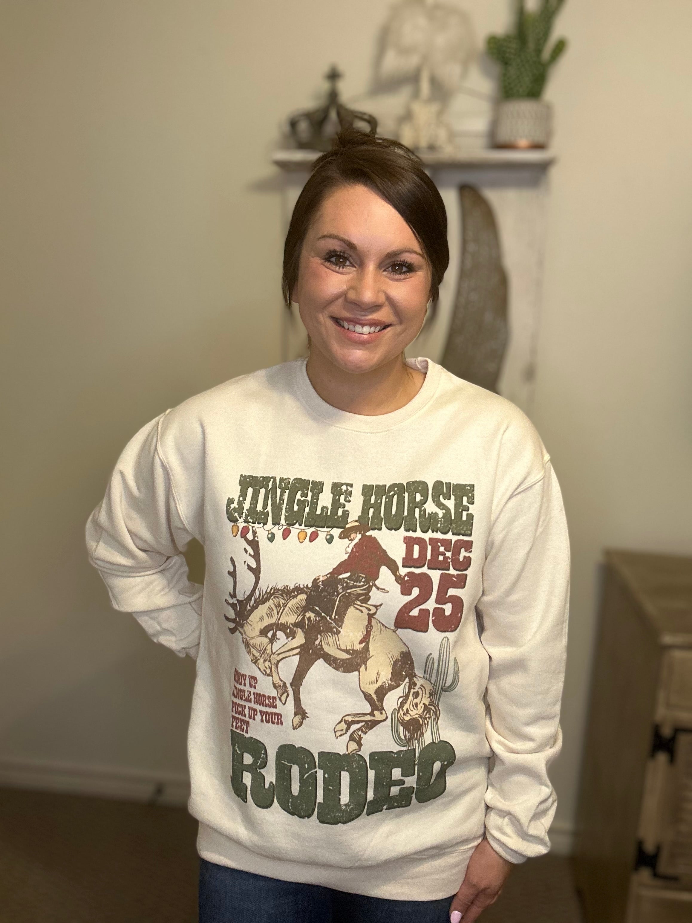 Jingle Horse Rodeo Sweatshirt