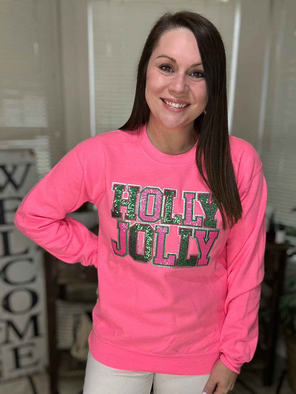 Holly Jolly Glam Sweatshirt