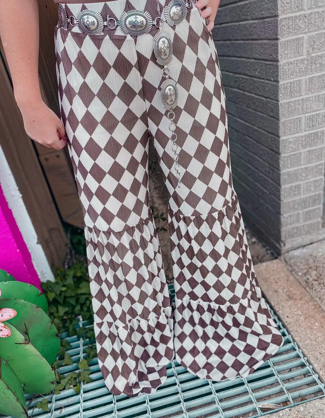 Party Pants Mesh Flare Pants