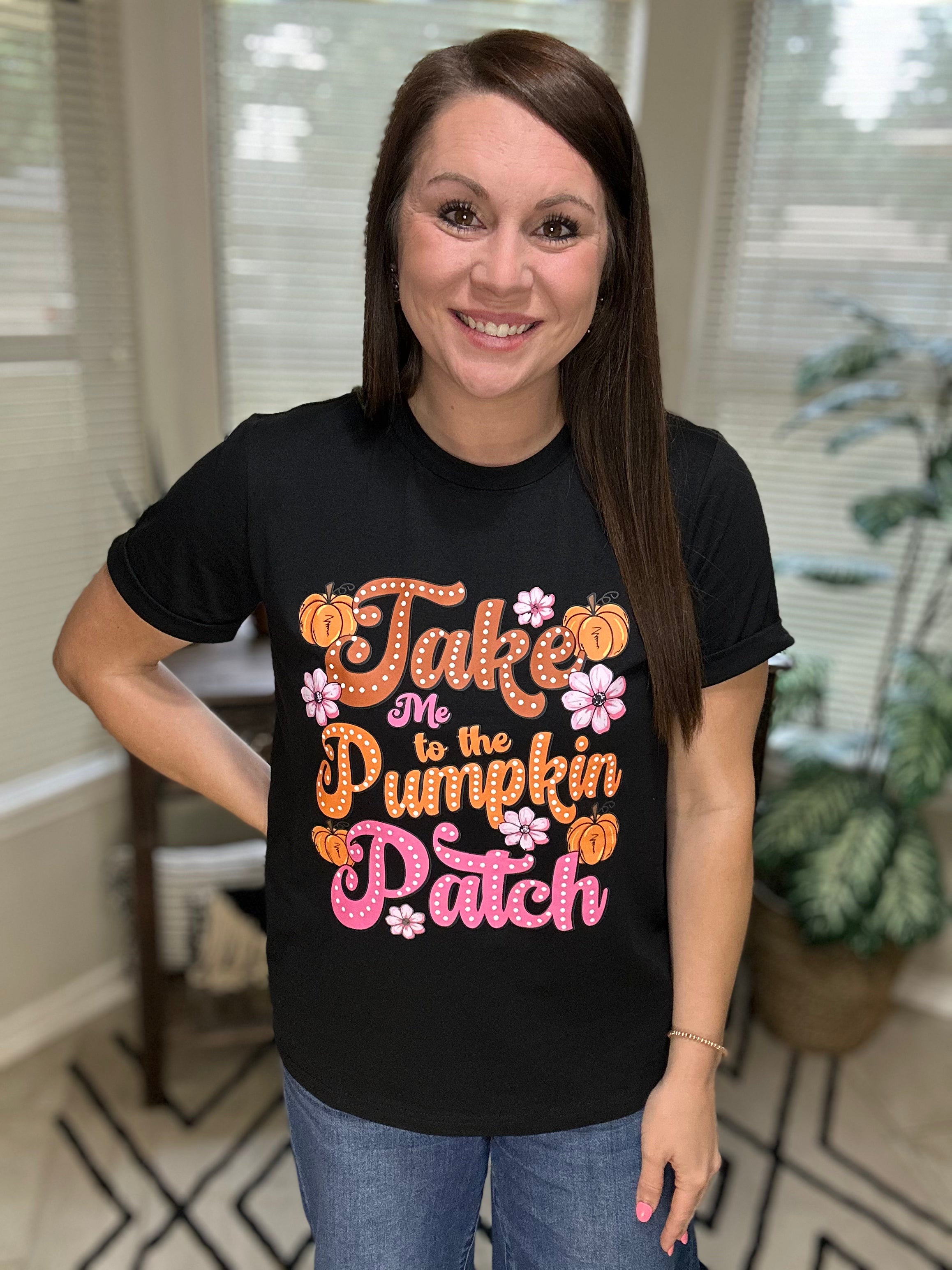 Pumpkin Patch Bloom Graphic-tee