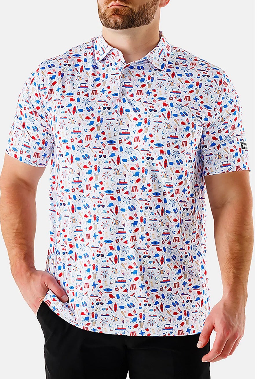 Waggle Americana Polo