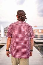 Texas Maroon Pearl Snap Shirt