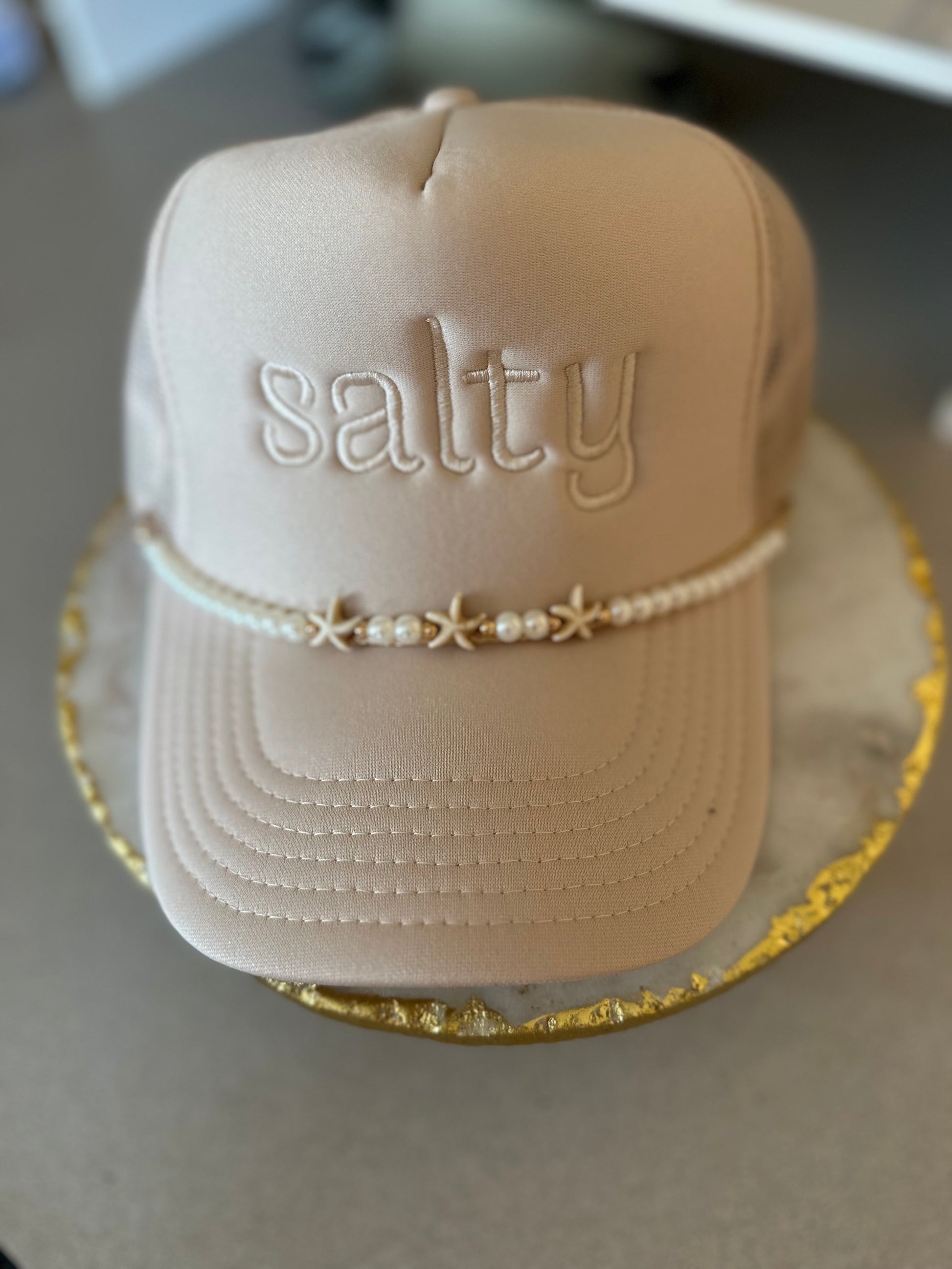 Salty Hat with  jewelry band
