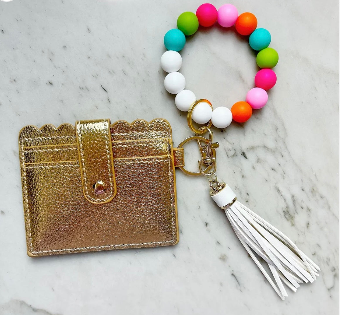 Credit Card Holder Wallet Keychain