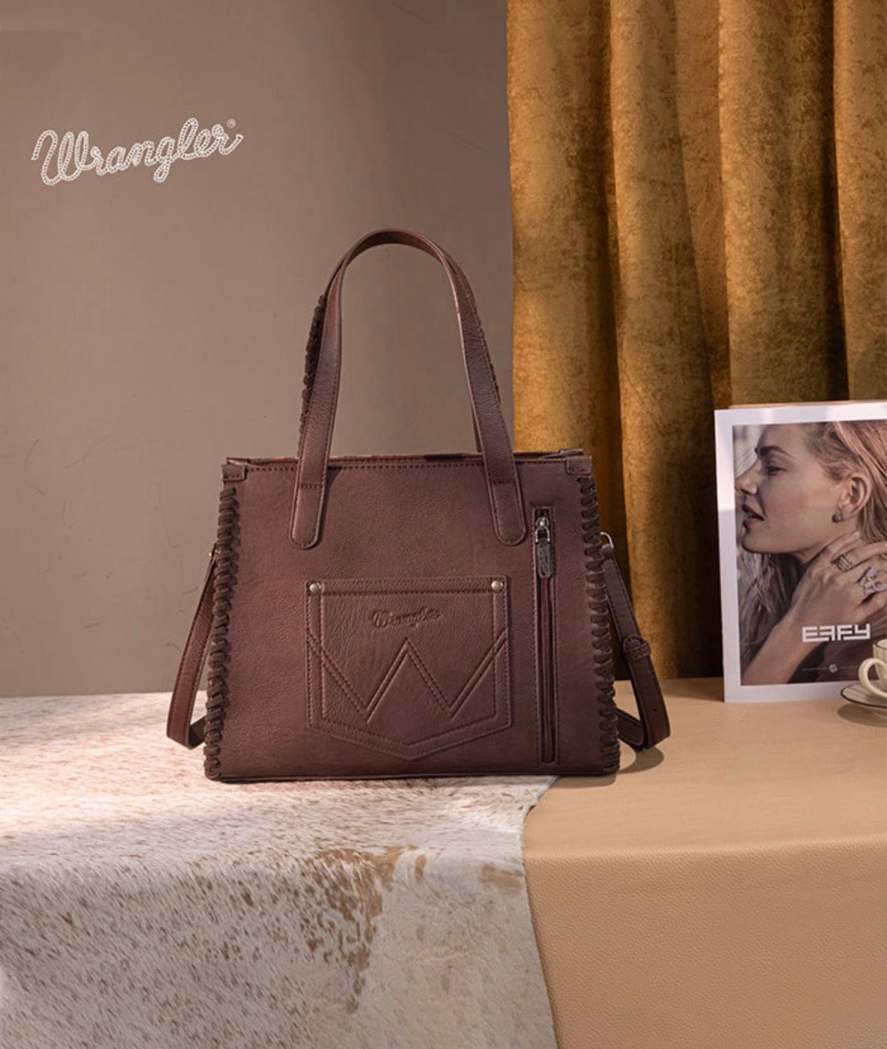 Wrangler Cowboy Purse (Hot Pink or Tan)