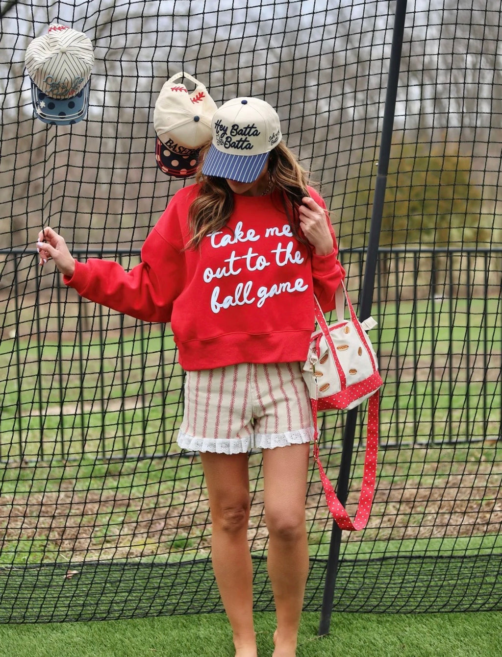 Baseball Ruffle Shorts