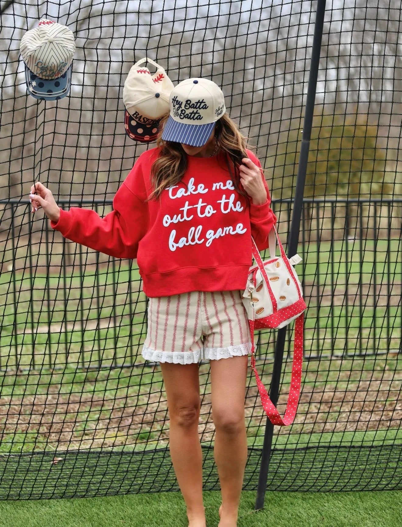 Baseball Ruffle Shorts