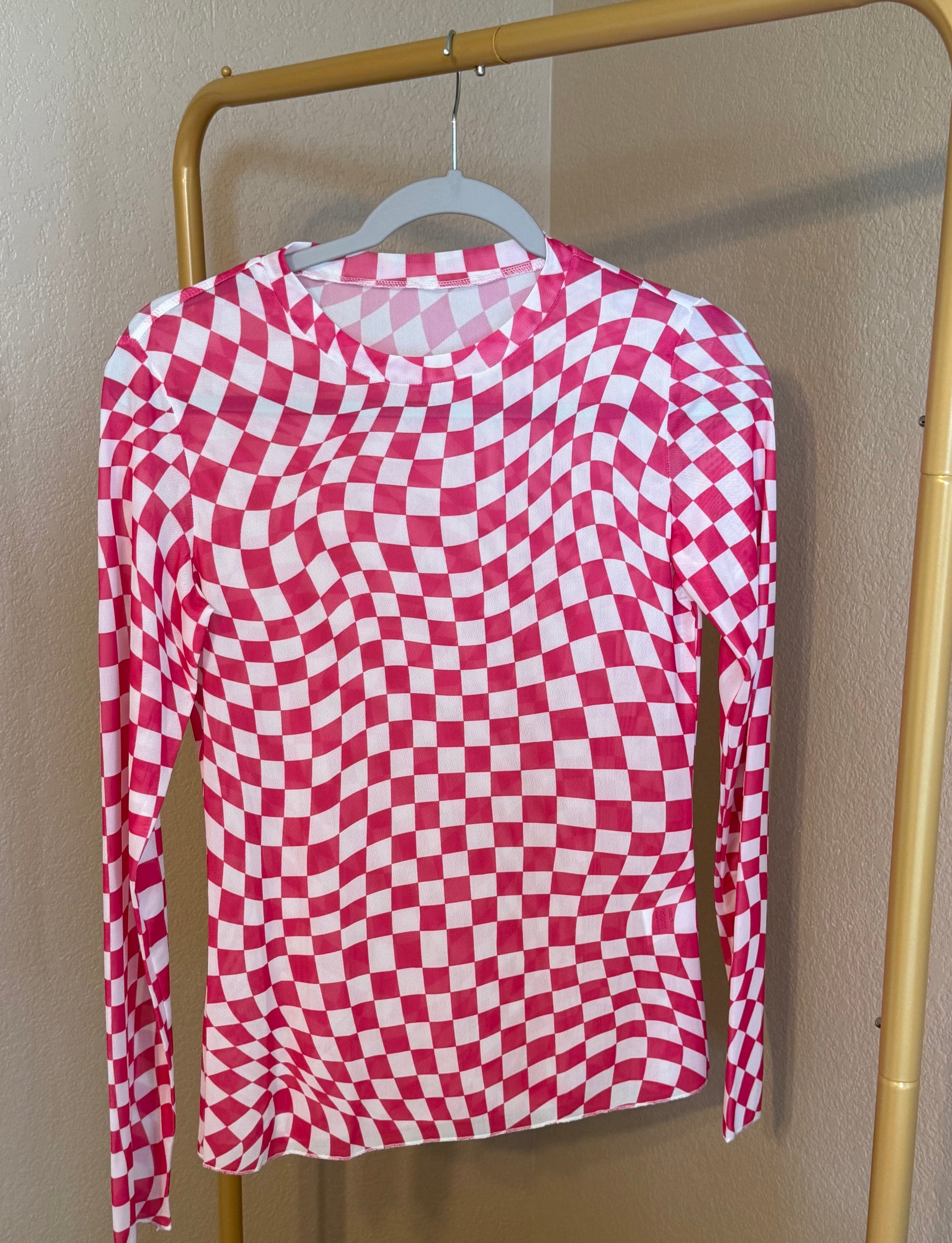 Skivvie Checkered Long Sleeve Shirt