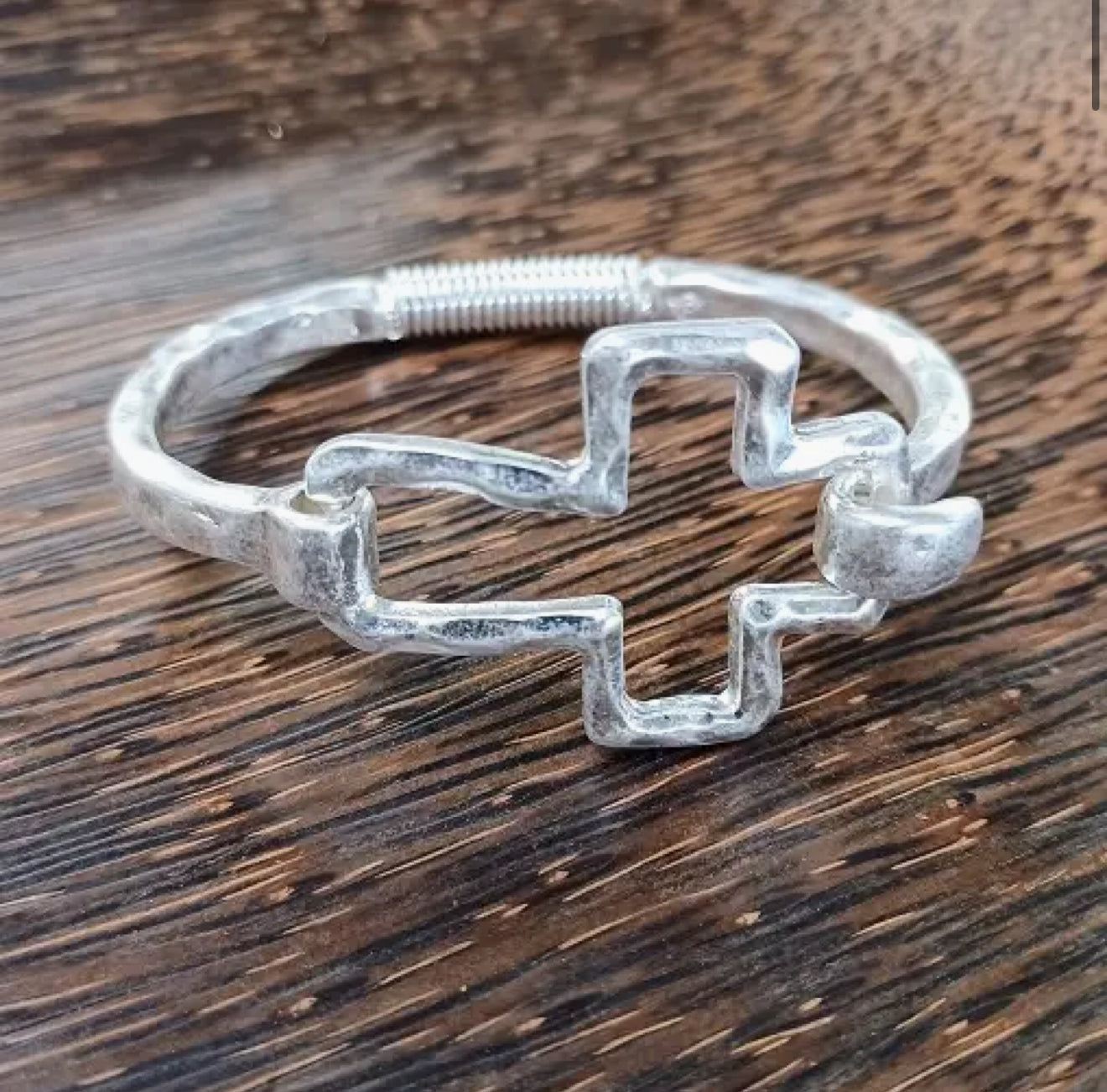 Beautiful Cross Cuff Bracelet Gold or Silver
