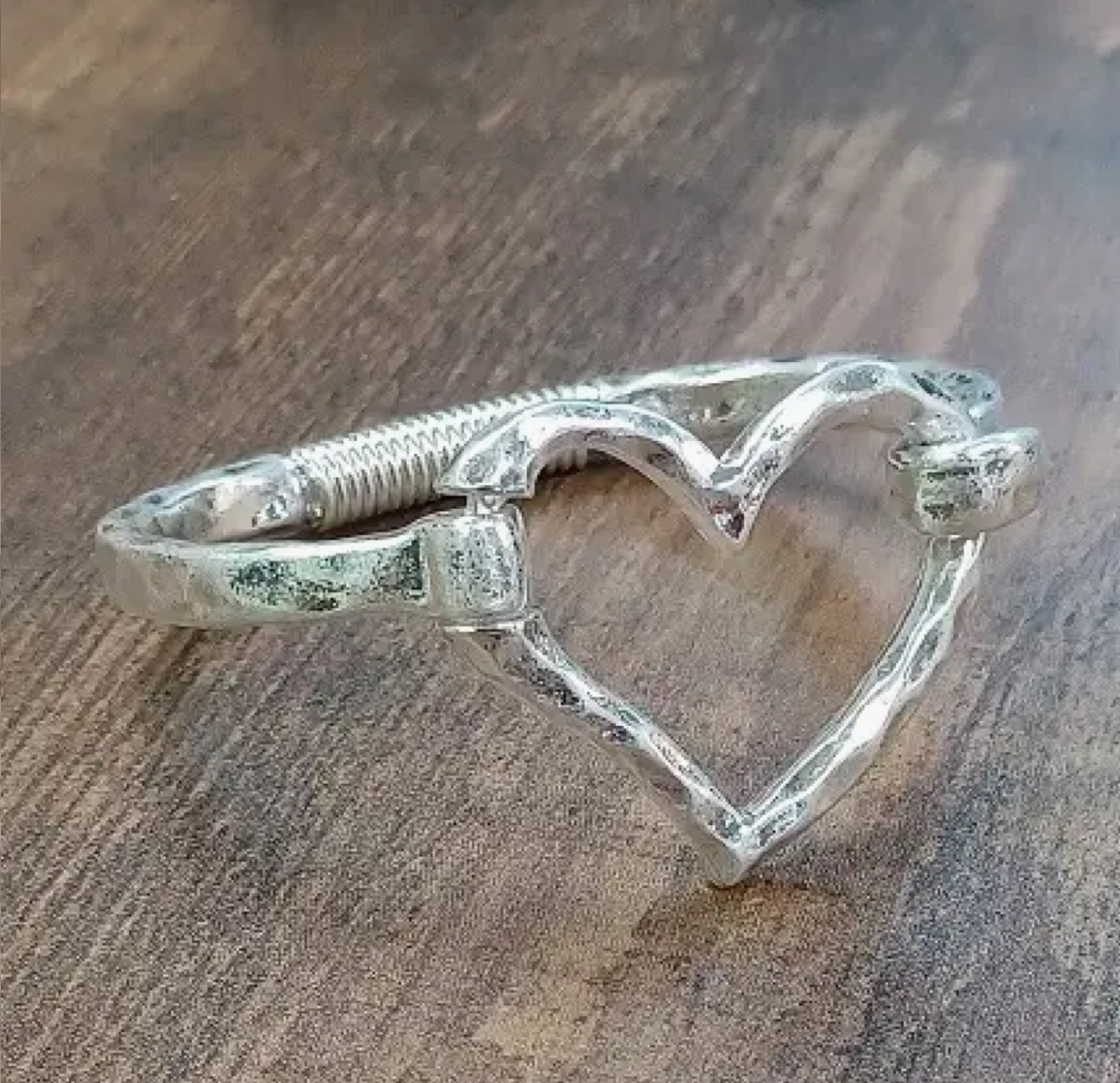 Heart Bracelet Gold and Silver