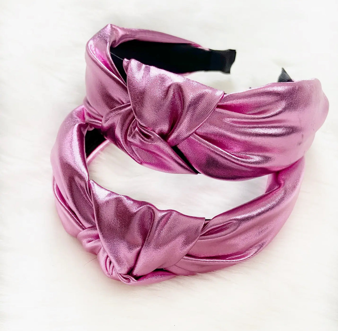 Metallic Headband Pink