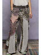 Patchwork Twist Twill Pants