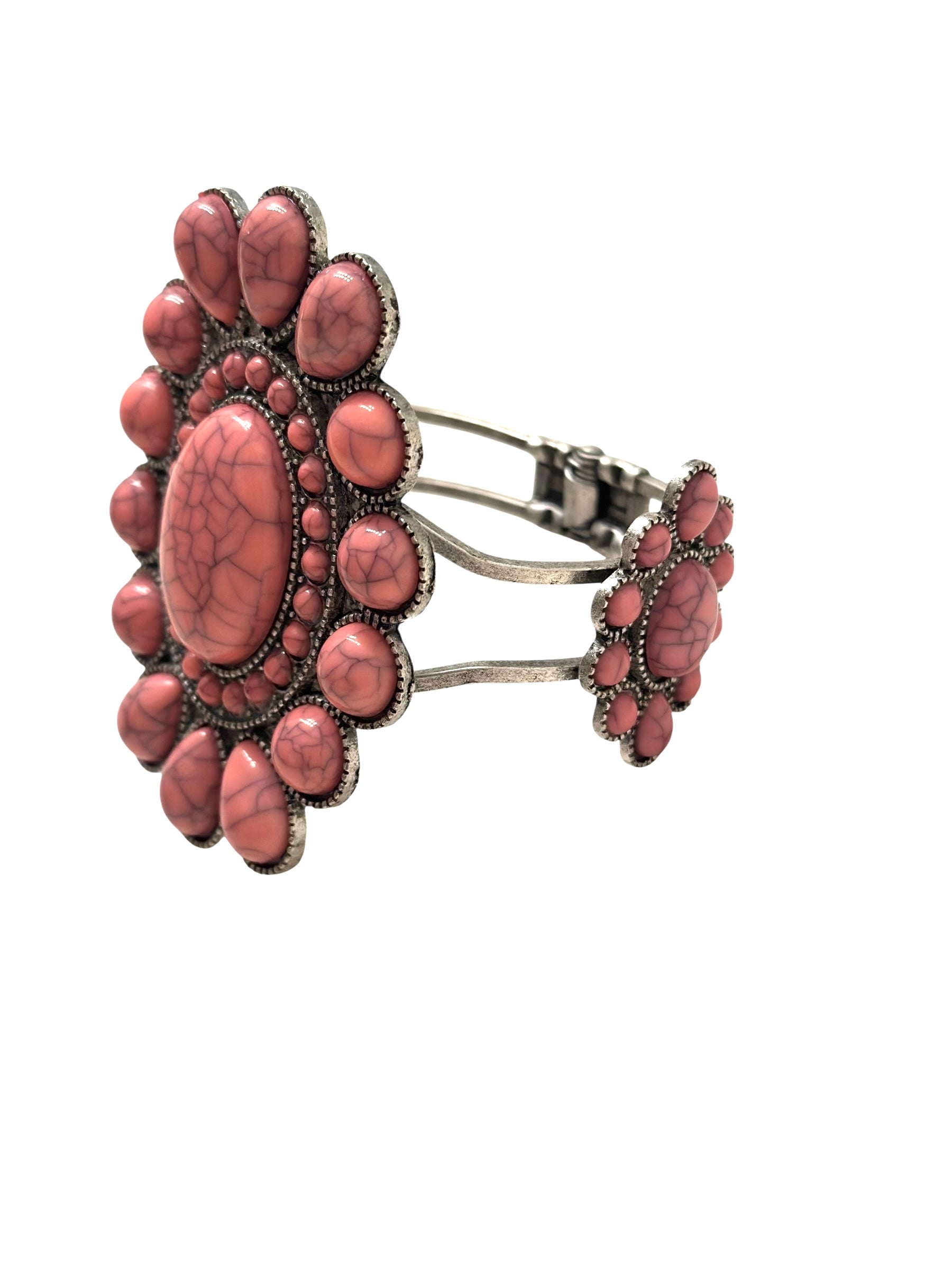 Oval Cluster Bracelet (Pink orTurquoise)