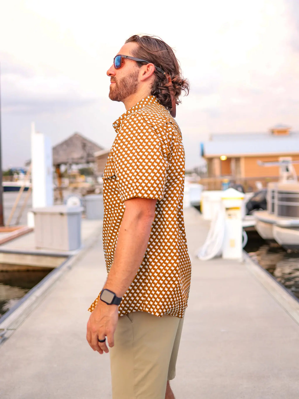 Austin Pearl Snap Fishing Shirt