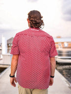 Texas Red Pearl Snap Shirt