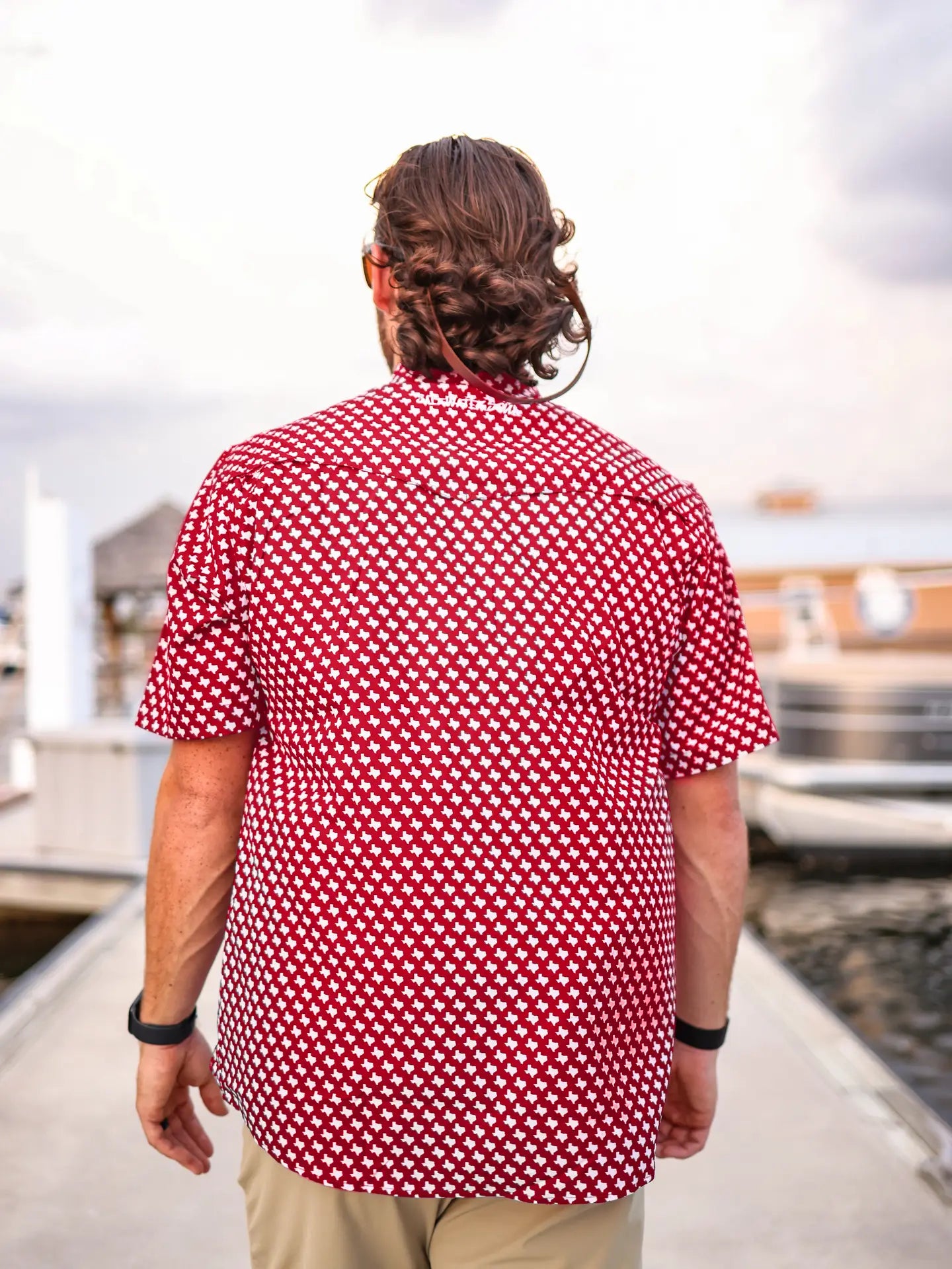 Texas Red Pearl Snap Shirt
