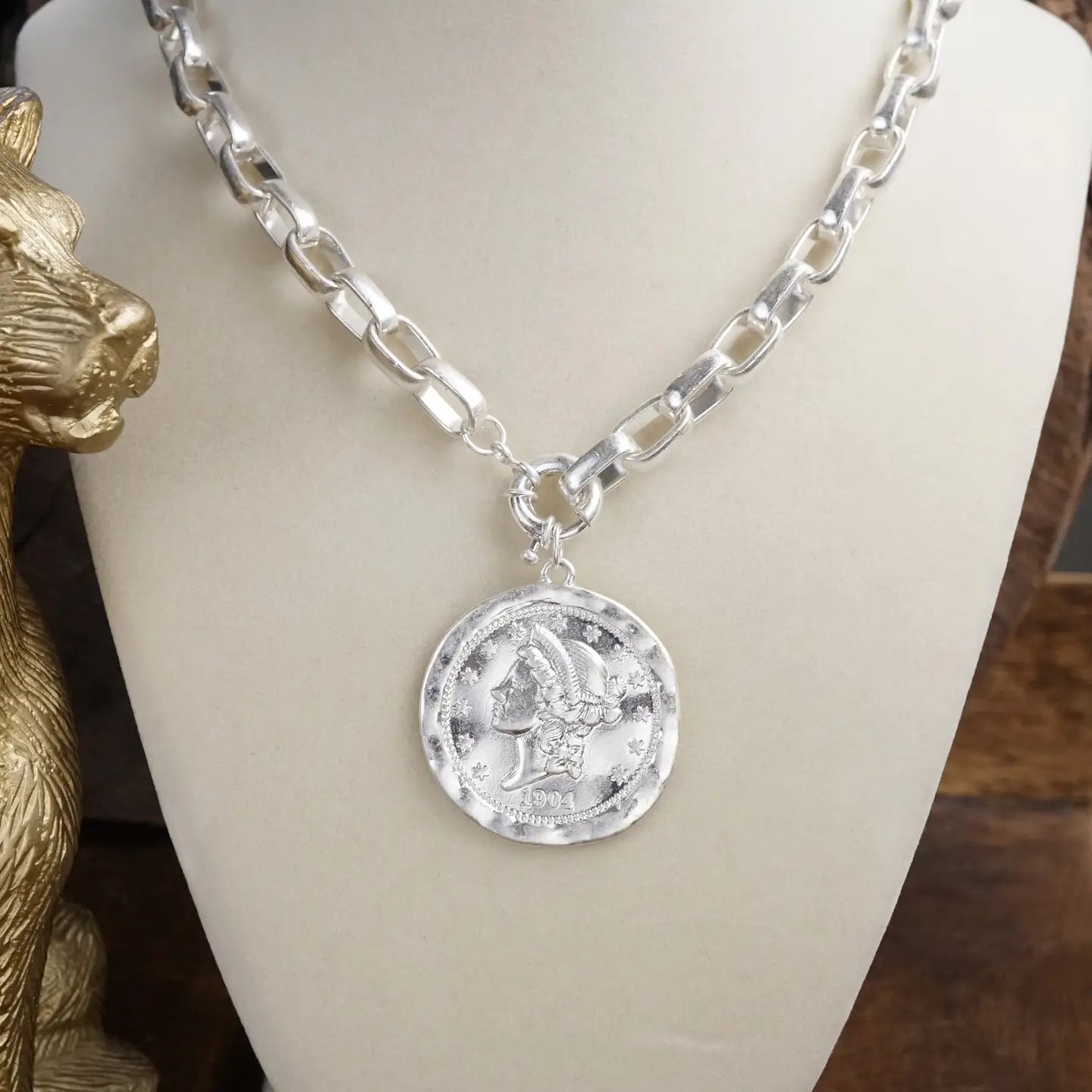 Chunky Chain Statement Necklace